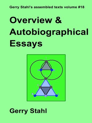 cover image of Overview and Autobiographical Essays